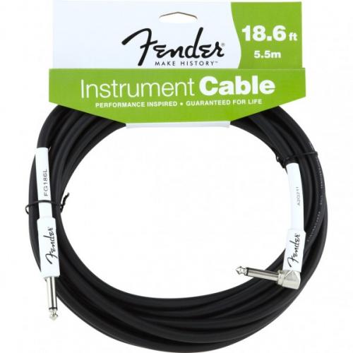 FENDER 18.6 ANGLE INSTRUMENT CABLE BLACK